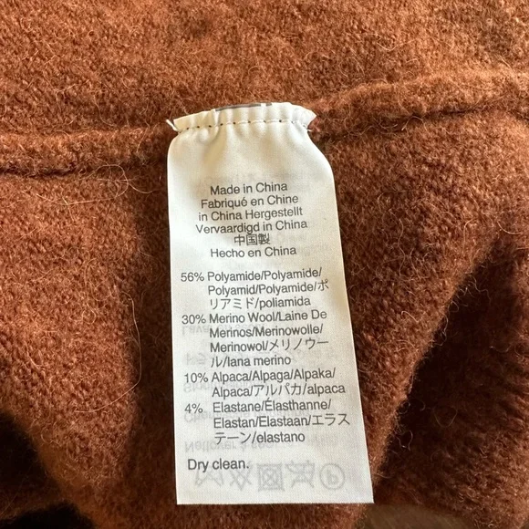 Madewell Cozy Walker Cardigan style J4814 size XS merino wool and alpaca blend - Picture 5 of 7